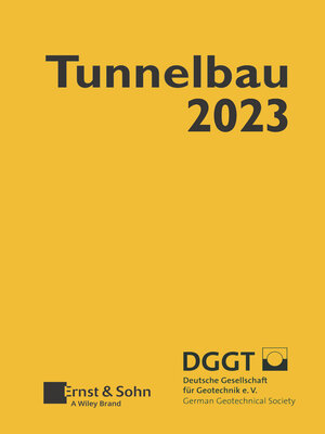 cover image of Taschenbuch für den Tunnelbau 2023